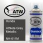 Preview: Honda, Athlete Grey Metallic, NH-611M: 400ml Sprühdose, von ATW Autoteile West.